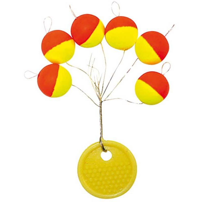 Guide Fil Autain Indicateur Fluo Rond Bicolore - Par 6