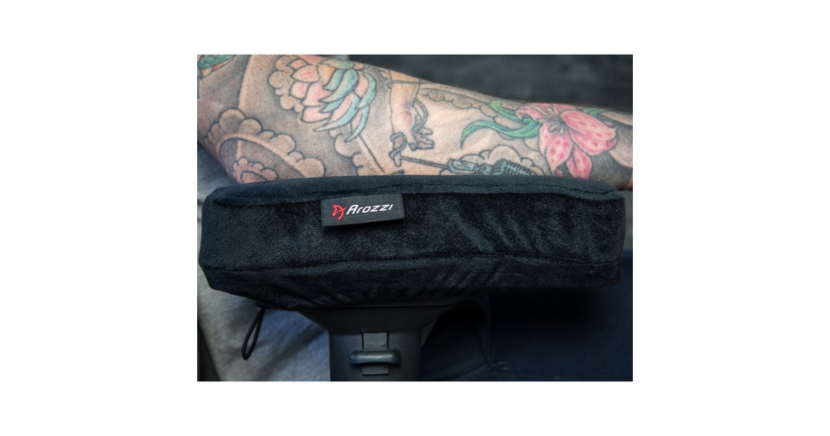 ArozziMemory Foam Armrest Pads polssteun  (Zwart)