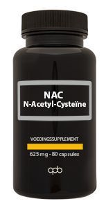 APB Holland NAC (N-Acetyl-Cysteine) 625 MG Puur 80 Capsules