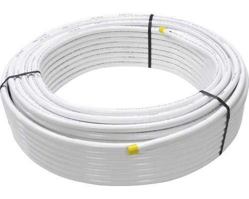 Aluminium composiet buis 16x2.0 wit 10 m rol