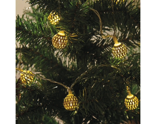 Lafiora LED lichtsnoer, kerstverlichting, 10-pack, 135 cm, warm wit