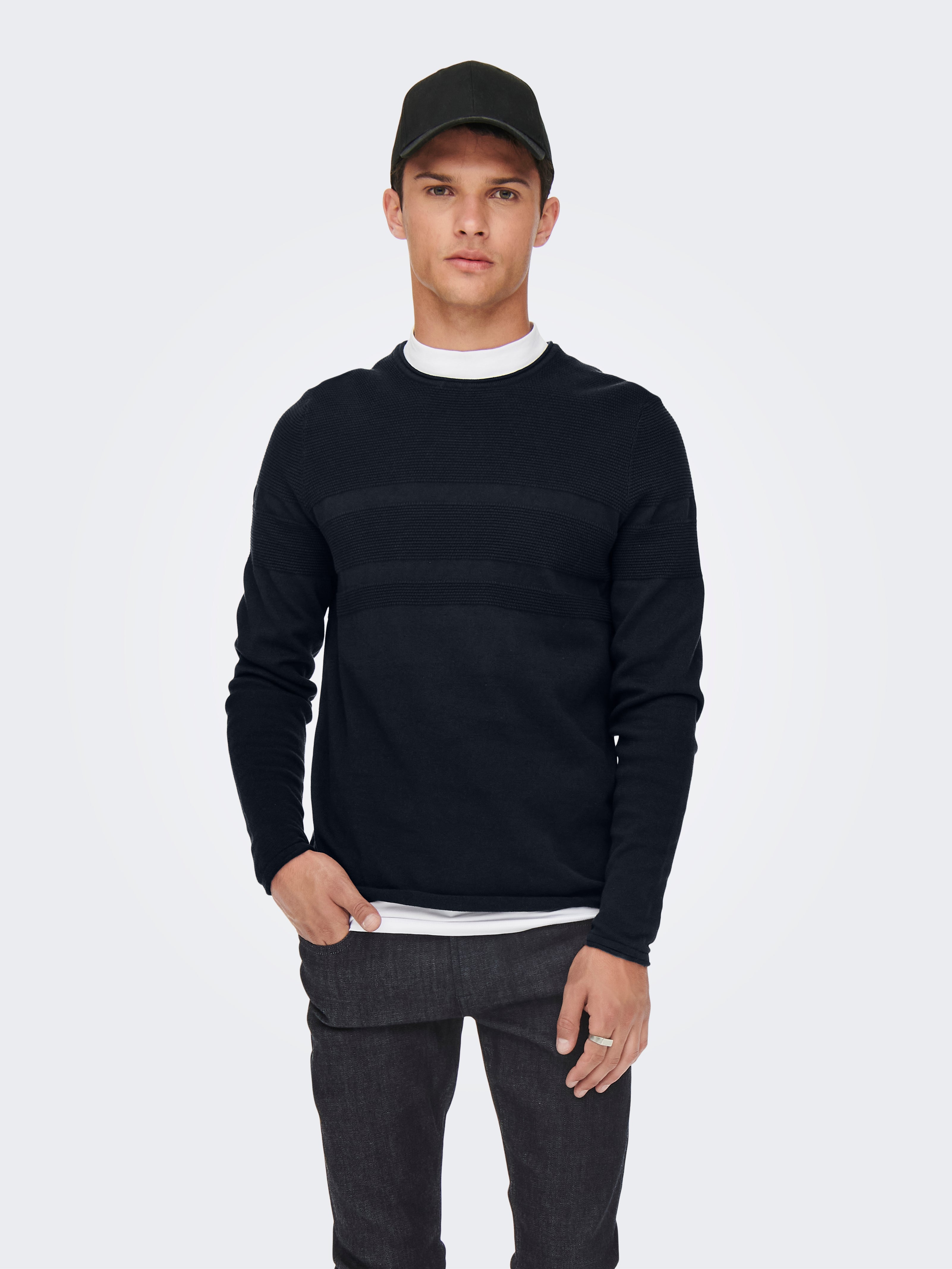 ONSBACE Pullover Dark Navy