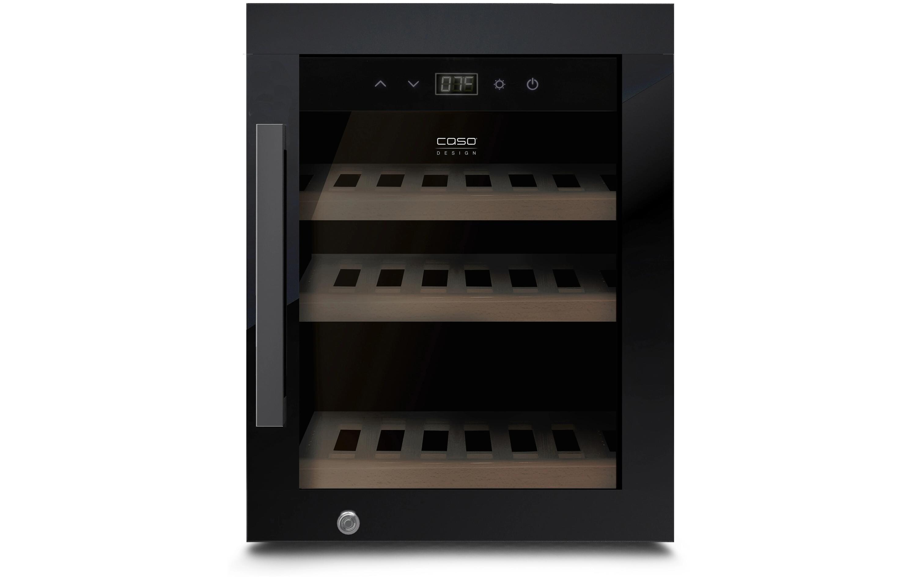 Weinkühlschrank WineExclusive 12 Schwarz<br>Weinkühlschrank mit Kompressortechnik