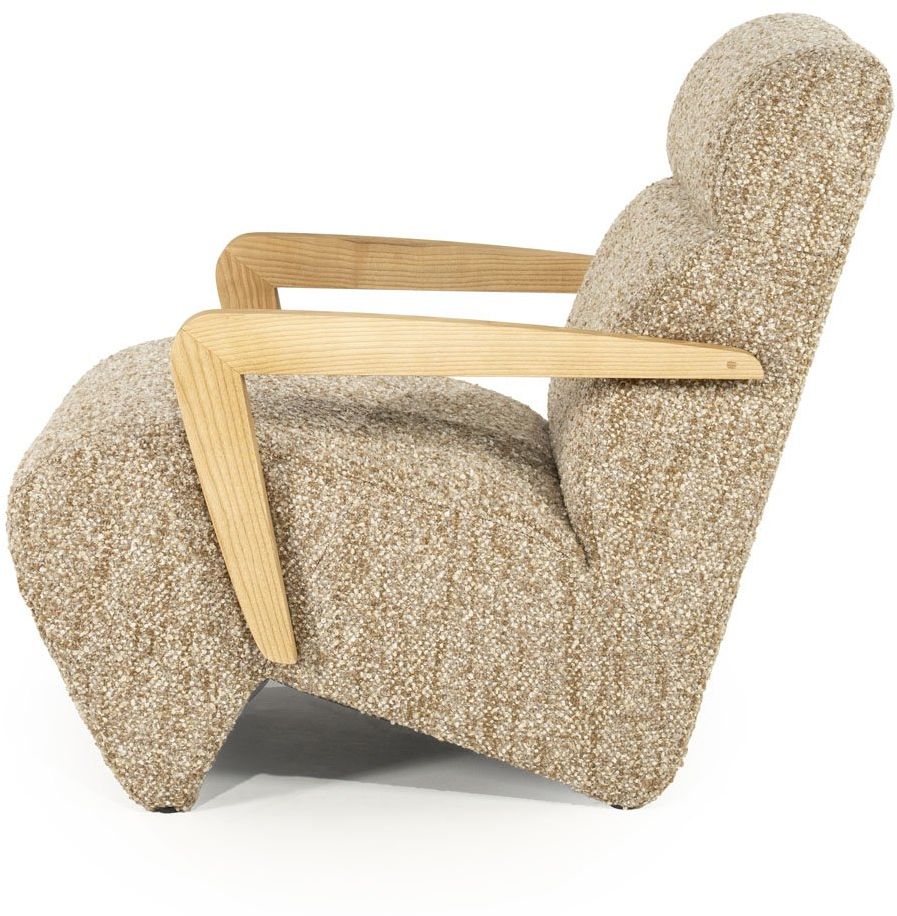 Fauteuil Olek Taupe van Eleonora