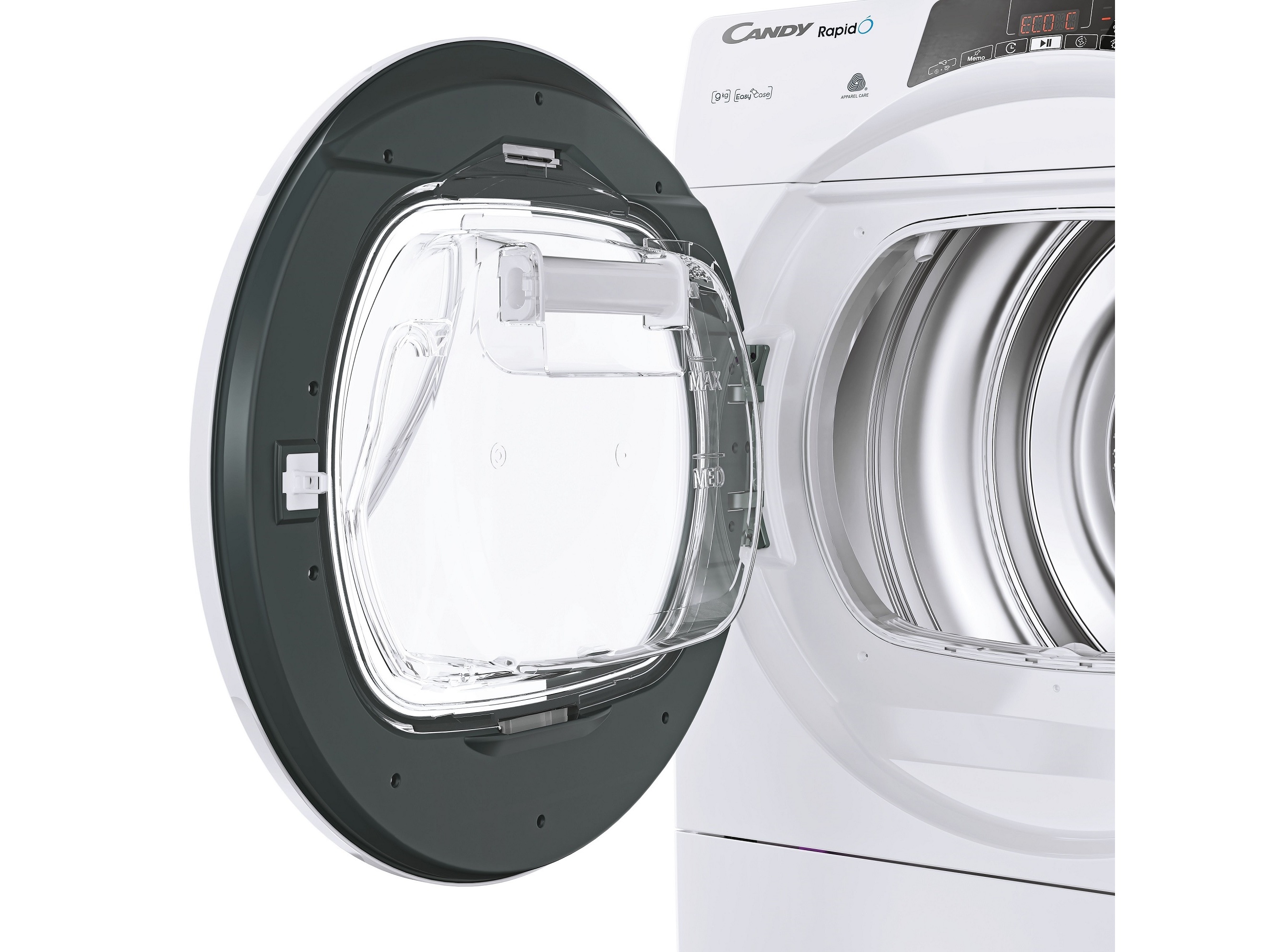 MÁQUINA DE SECAR ROUPA CONDENSAÇÃO CANDY ROE H9A2TE-S - E BOMBA DE CALOR 9KG