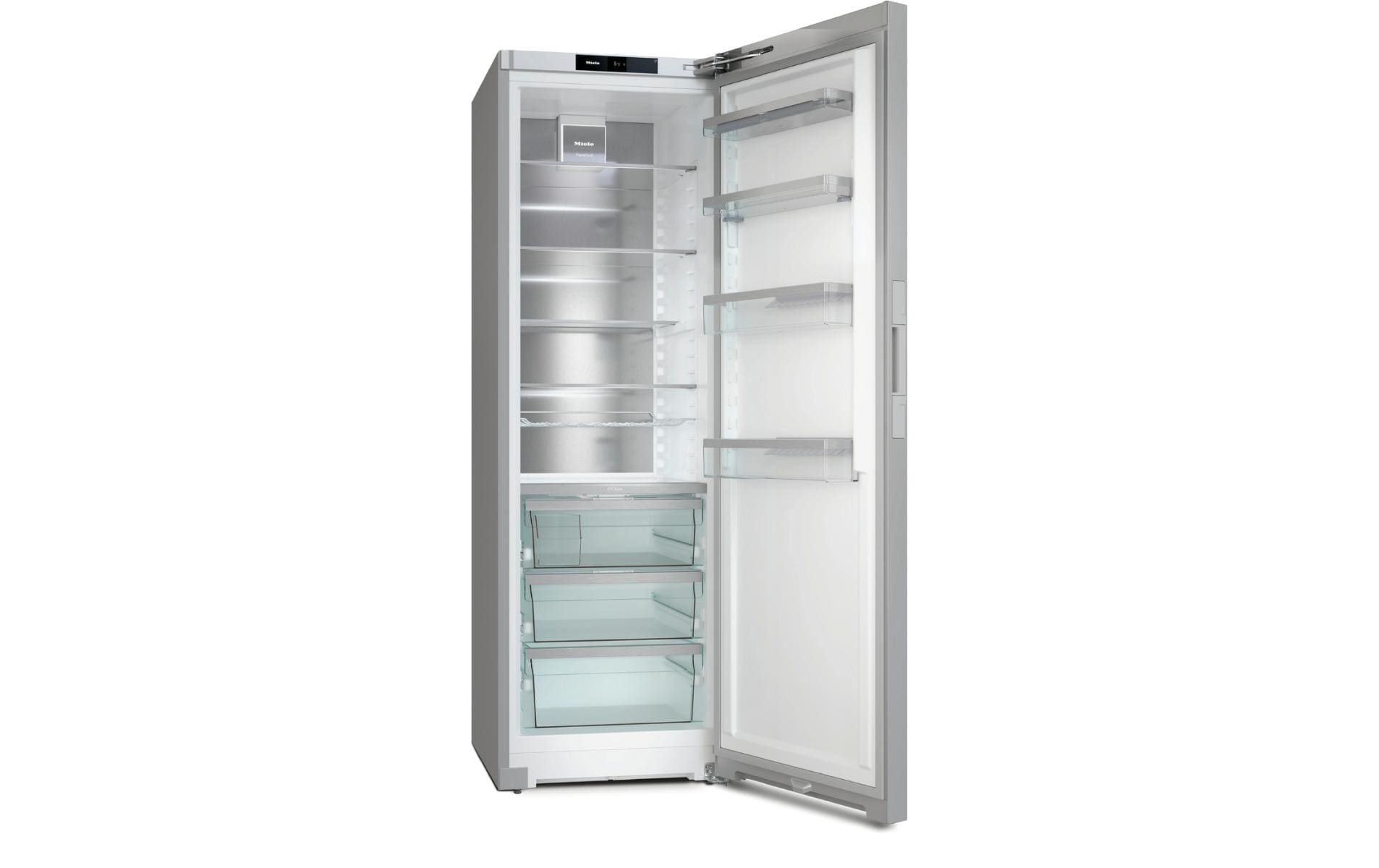Kühlschrank KS 4887 DD Silber, Rechts<br>Freistehender Kühlschrank