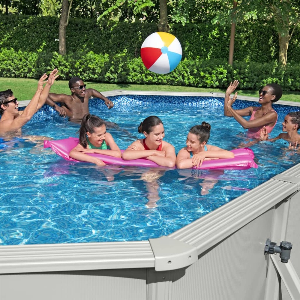 Piscine encadrée hors sol ovale hydrium 610x360x120 cm