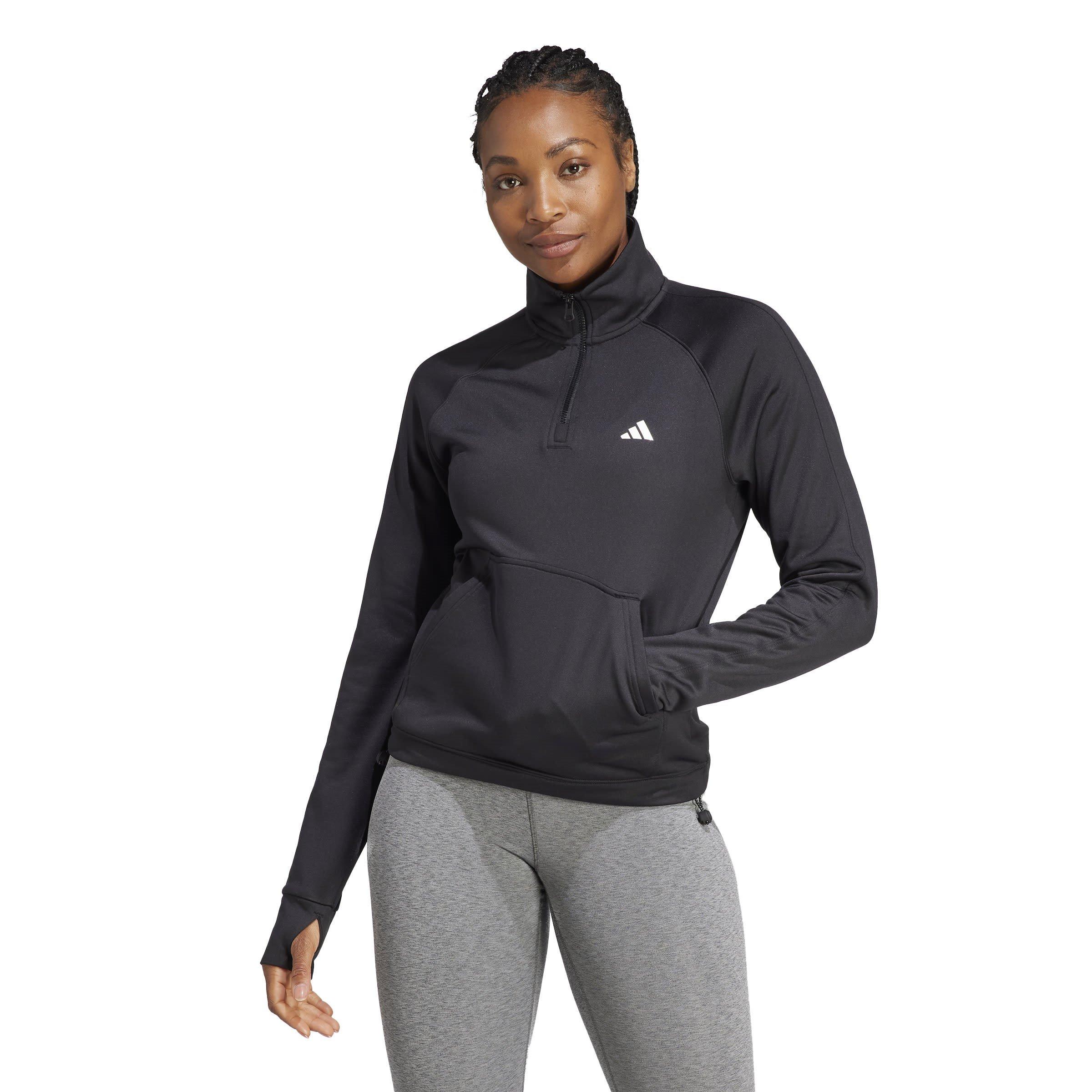adidas Quarter Zip Tracksuit Top Womens