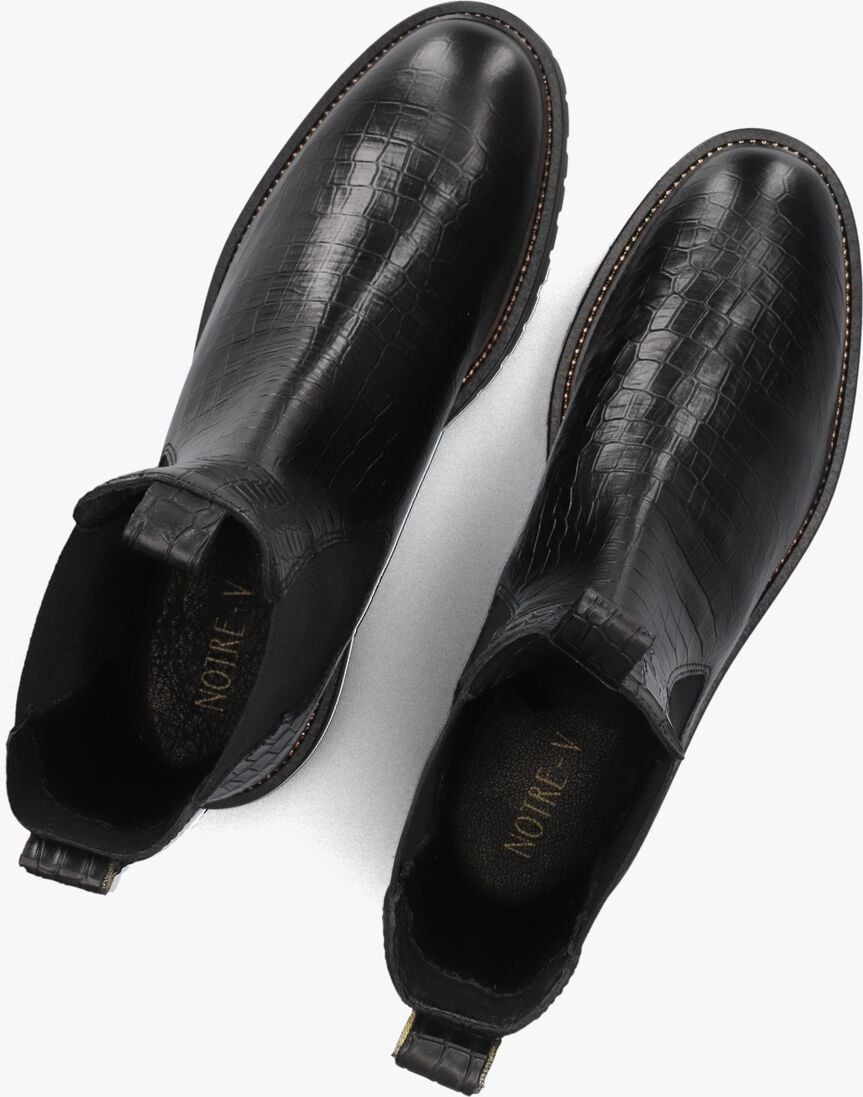 zwarte notre-v chelsea boots dungaball-87