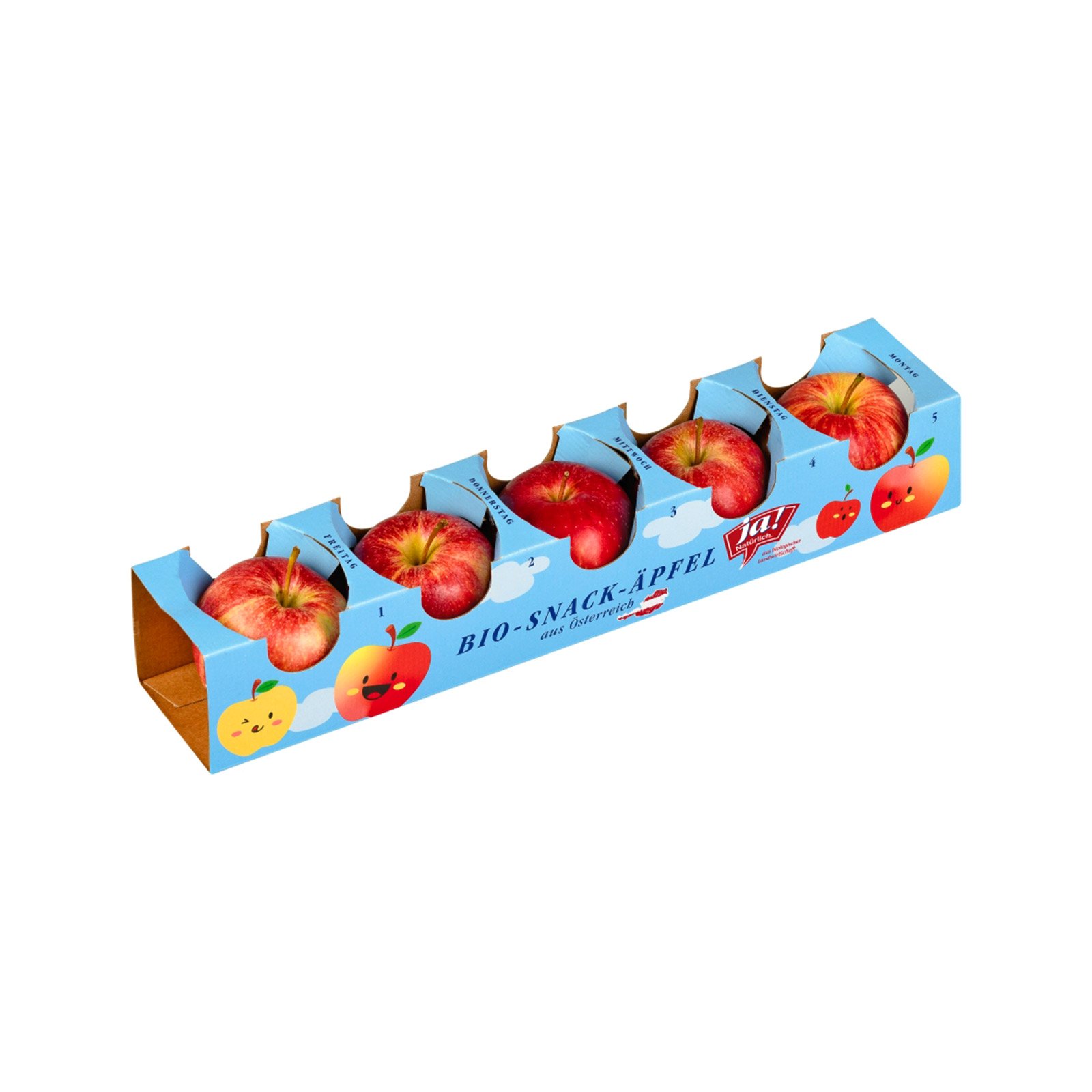 Ja! Natürlich Bio-Snackäpfel