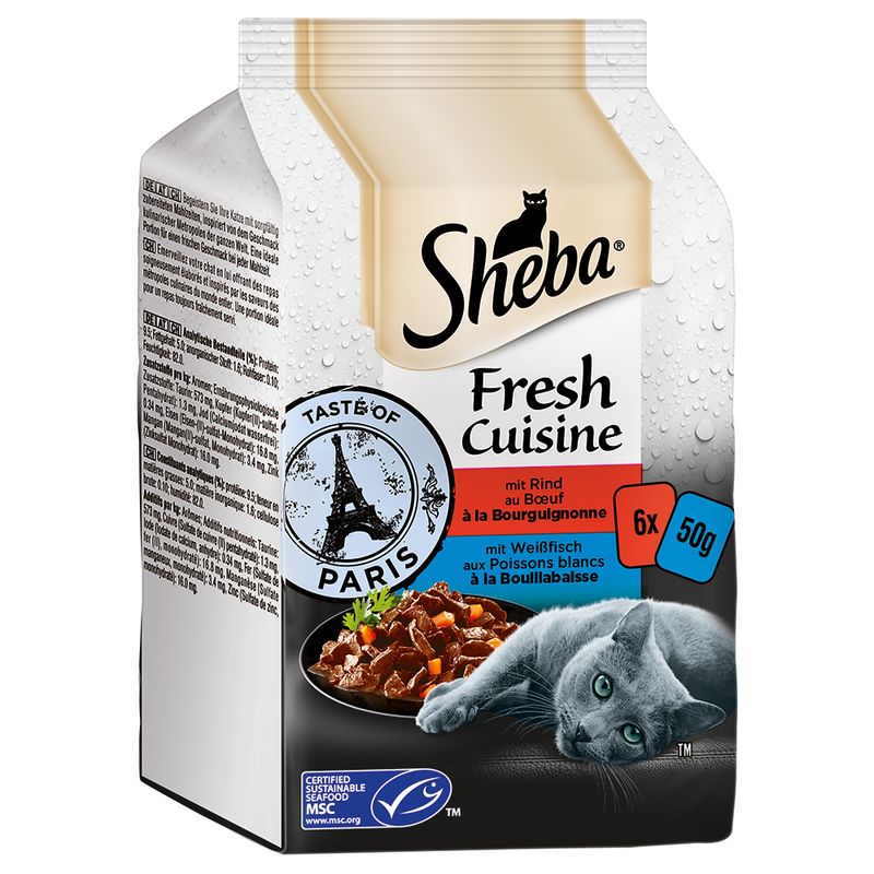 Sheba Fresh Cuisine Taste of Paris 6 x 50 g