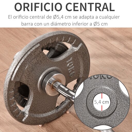 Conjunto de 6 anilhas Homcom A91-137