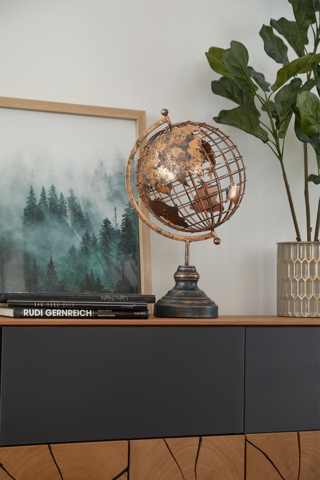 hartmann Sideboard II CAYA 175 x 81 cm Kerneiche /anthrazit