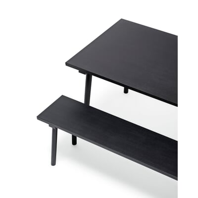 Bank Facile, RAL 9005 Tiefschwarz