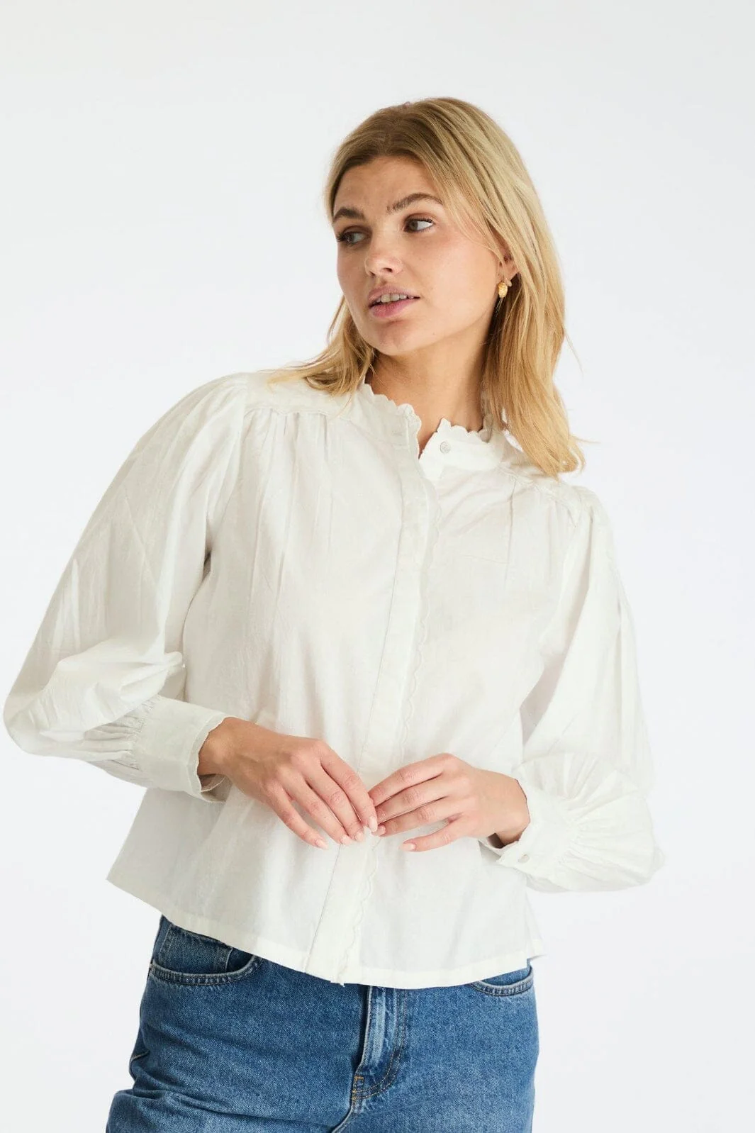 Neo Noir Ema C Poplin Blouse