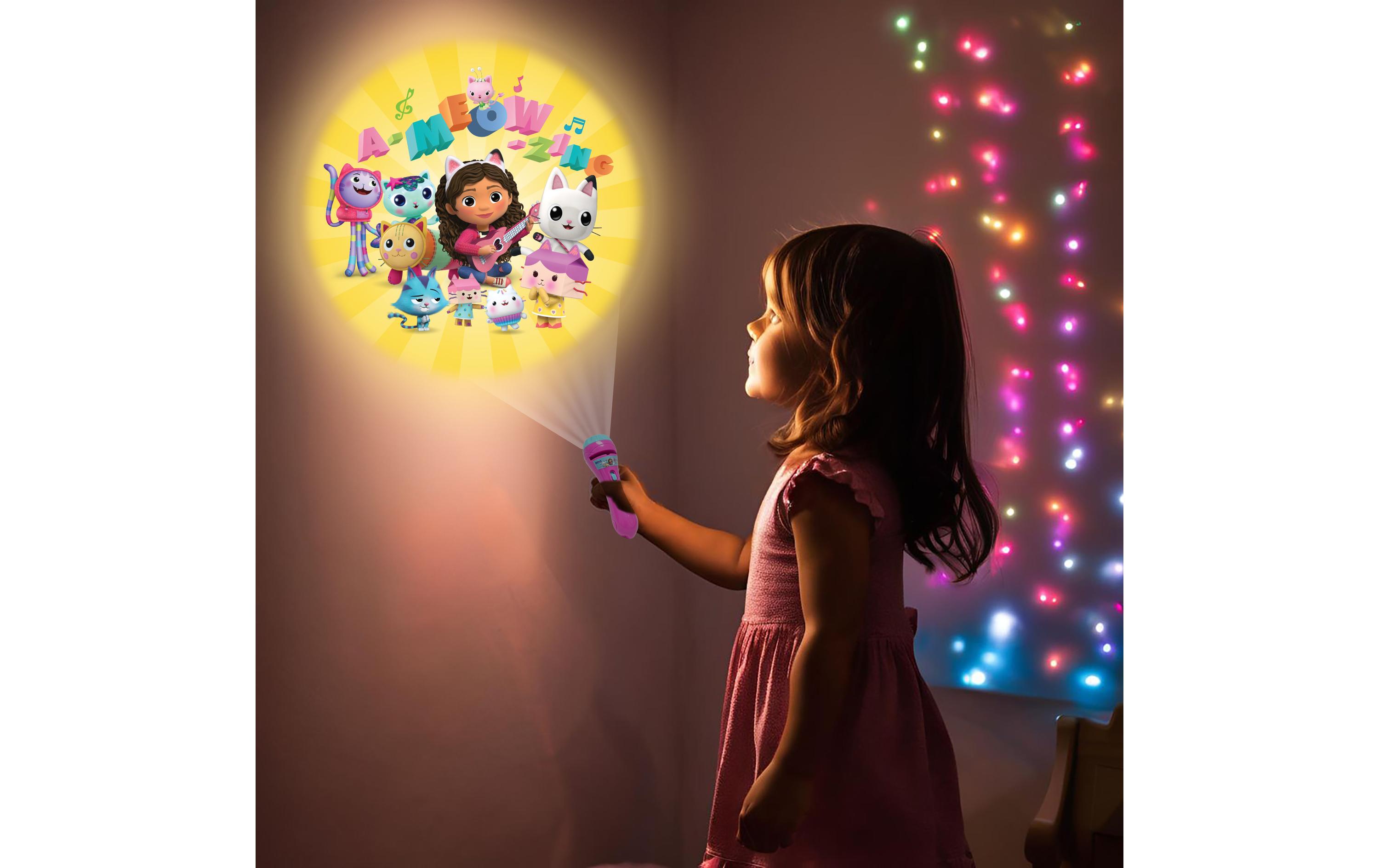 Bildprojektor Gabby Lila/TürkisProjektor und Taschenlampe
