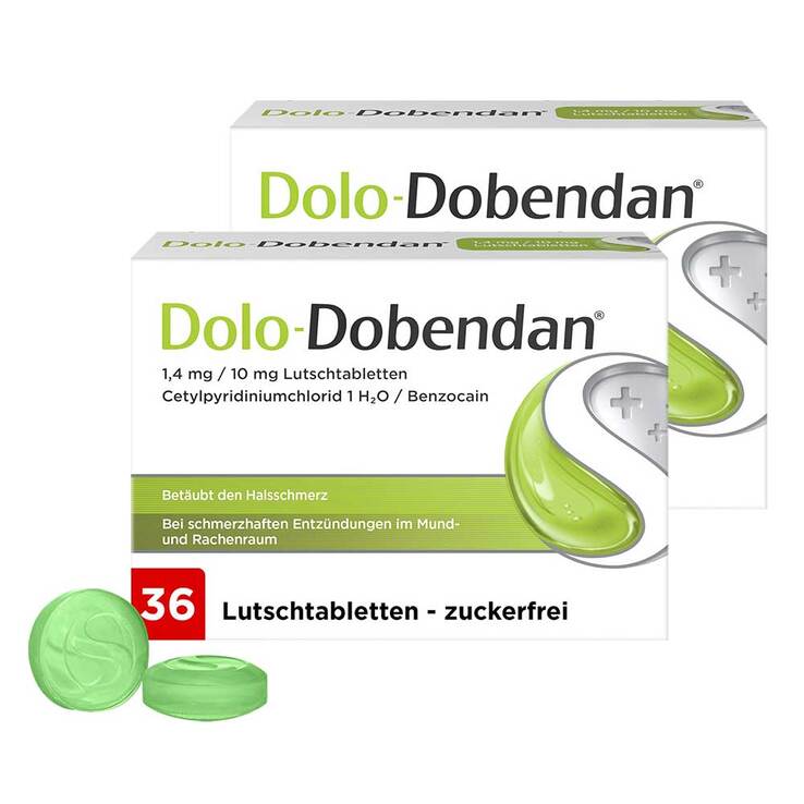 Dolo-Dobendan 1,4 mg / 10 mg Lutschtabletten, 2x36 St