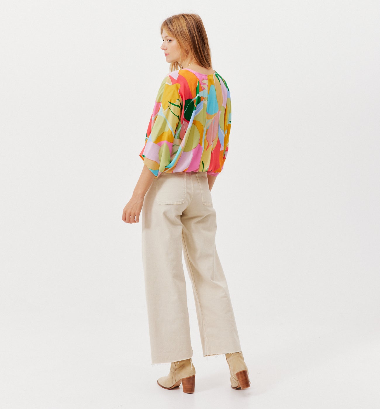Blouse imprimée Femme - Imprimé multicolore