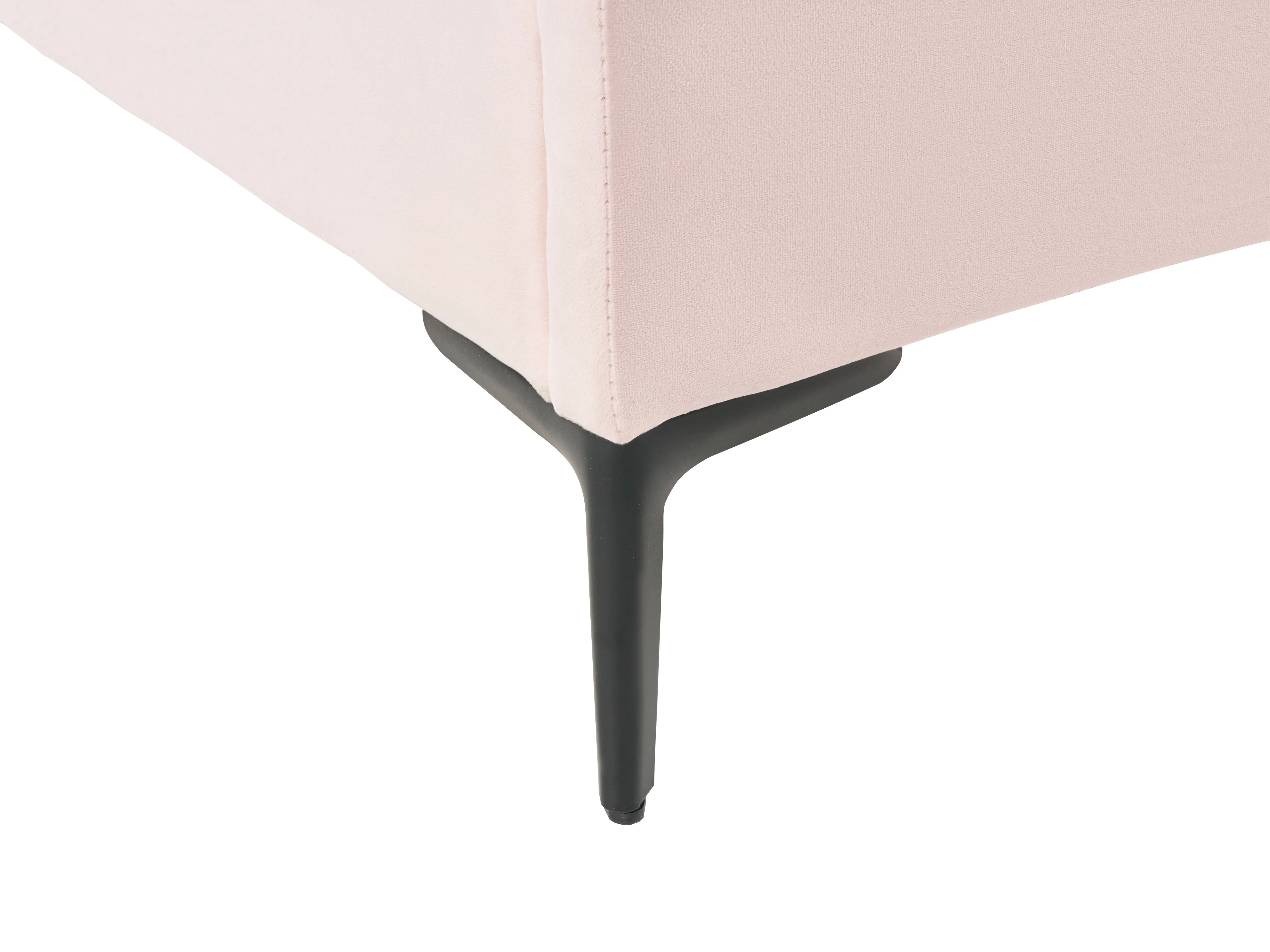 Kinderbed Kroon Fluweel RUBIAN 90 x 200 cm met LED-verlichting Roze