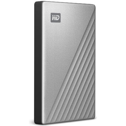 Western Digital WDBC3C0020BSL-WESN disque dur externe 2 To USB Type-C 3.2 Gen 1 (3.1 Gen 1) Argent