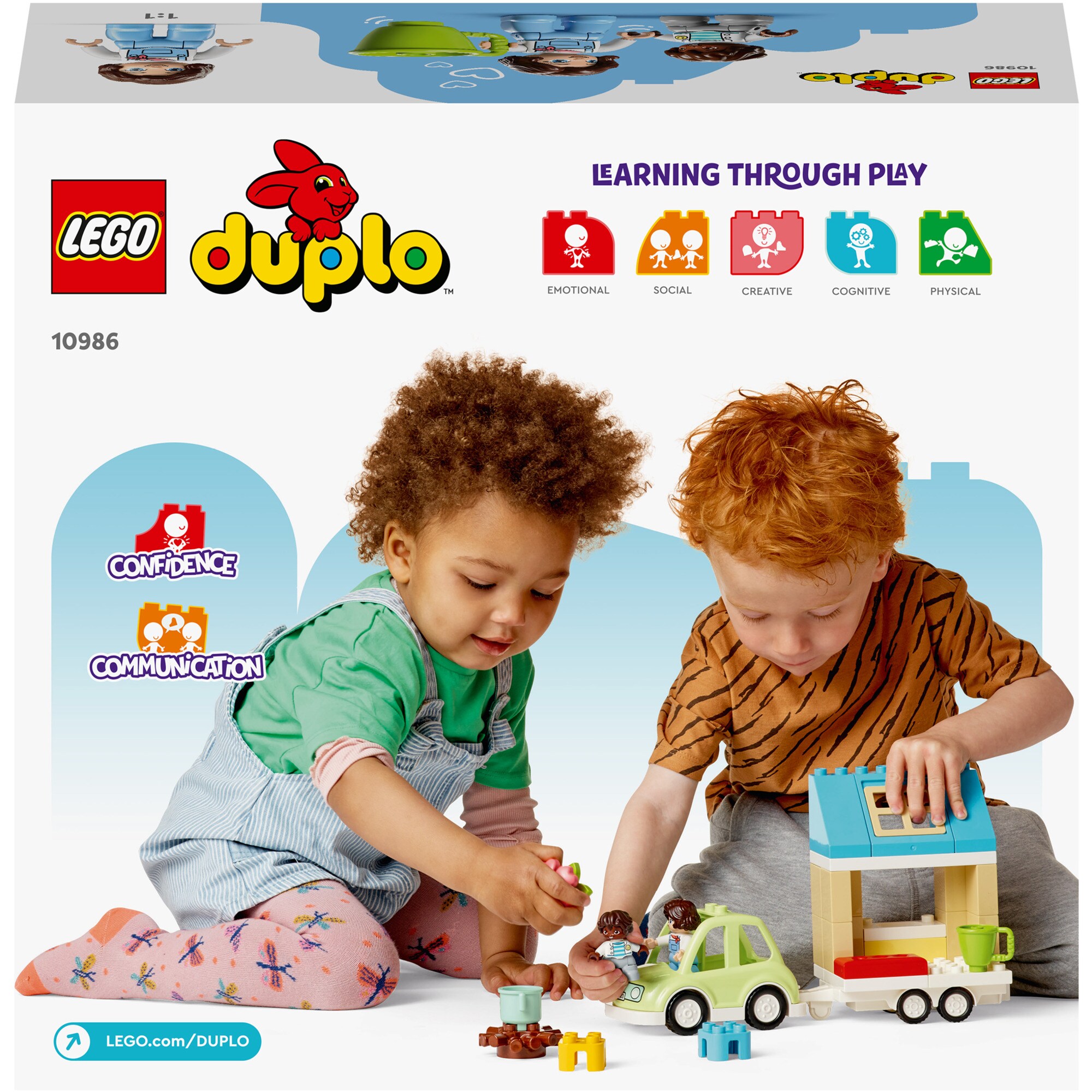 LEGO Konstruktionsspielzeug DUPLO Zuhause auf Rädern