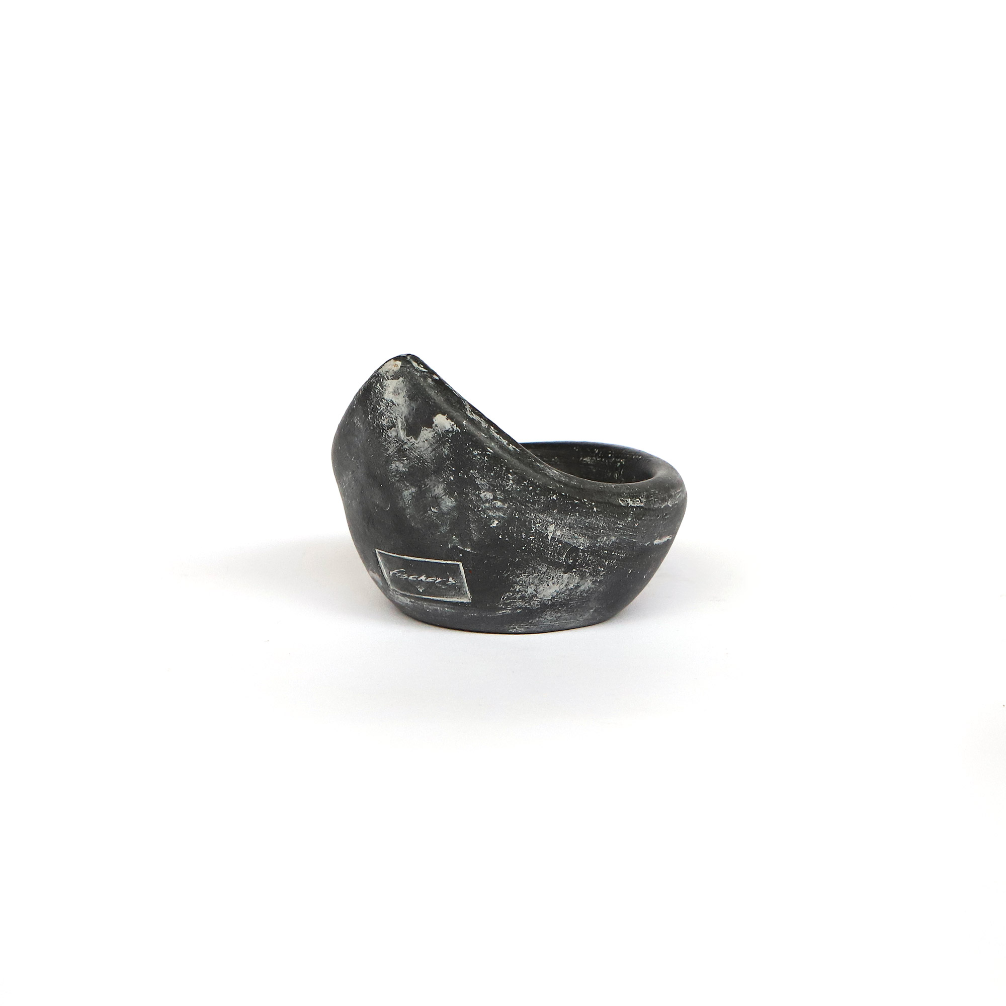 Kerzenhalter in Beton-Optik S, Terrakotta, B 7 cm, L 8 cm, H 6 cm von fischer's lagerhaus