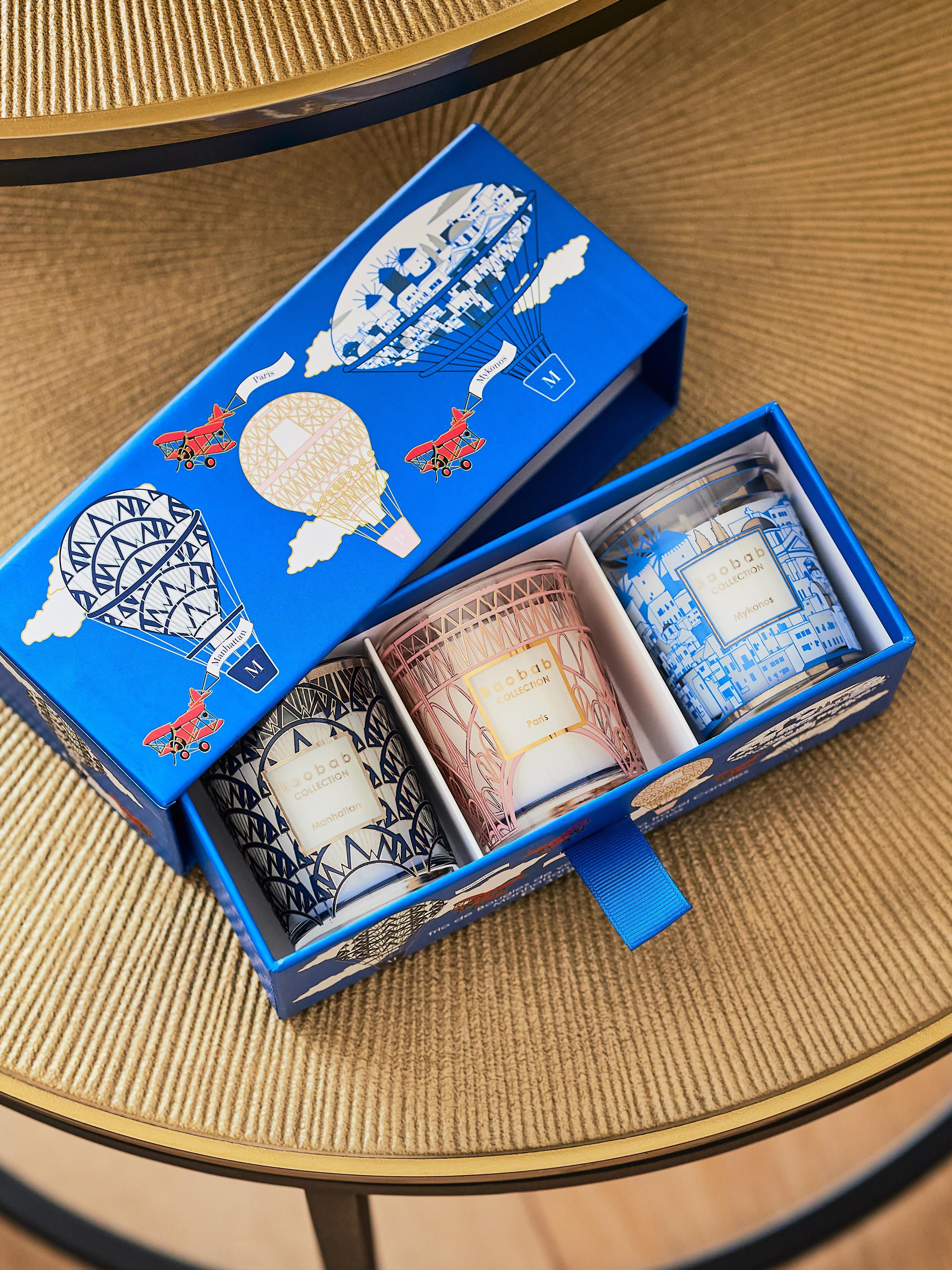 Geurkaarsen My First Baobab, set van 3