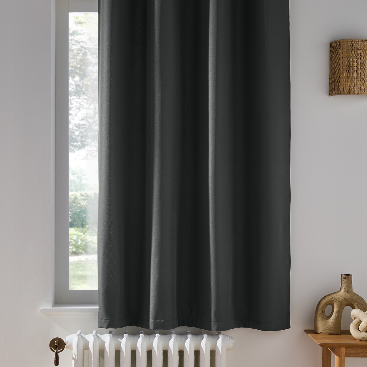 LA REDOUTE INTERIEURS<br>Cortina de radiador térmico, ilhós, Tobison