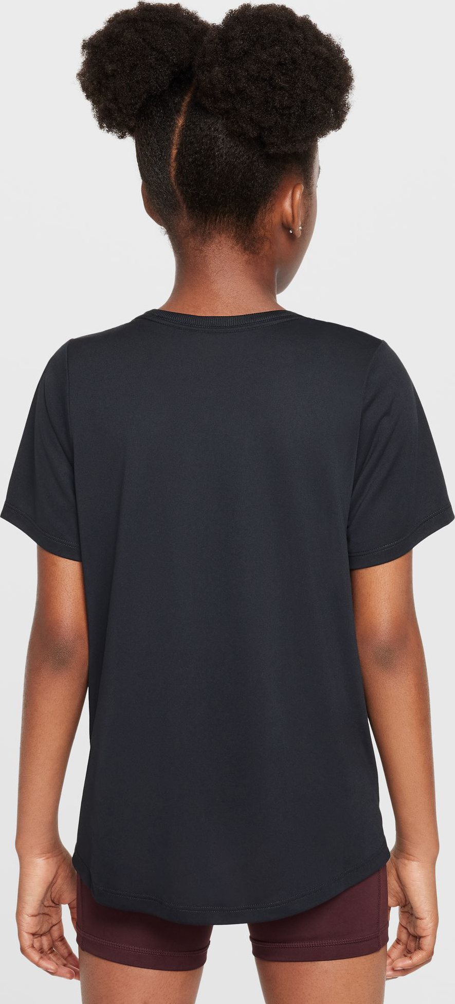Dri-FIT One Fitted Short Sleeve Jente 010/Black/White