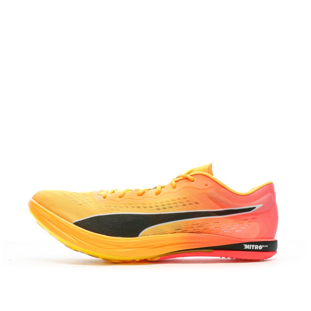 Puma Chaussures d'Athlétisme Jaune/Orange Homme Puma Evospd Long