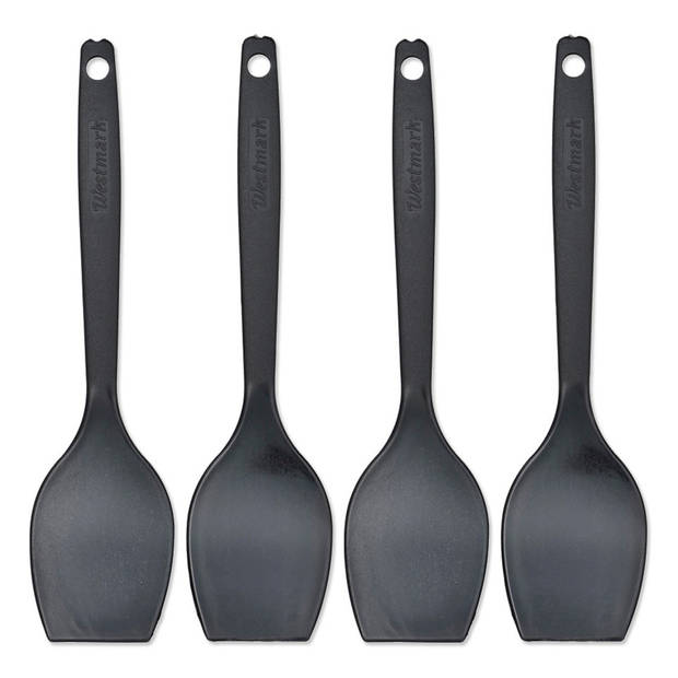 Westmark gourmetspatels - zwart - set van 4
