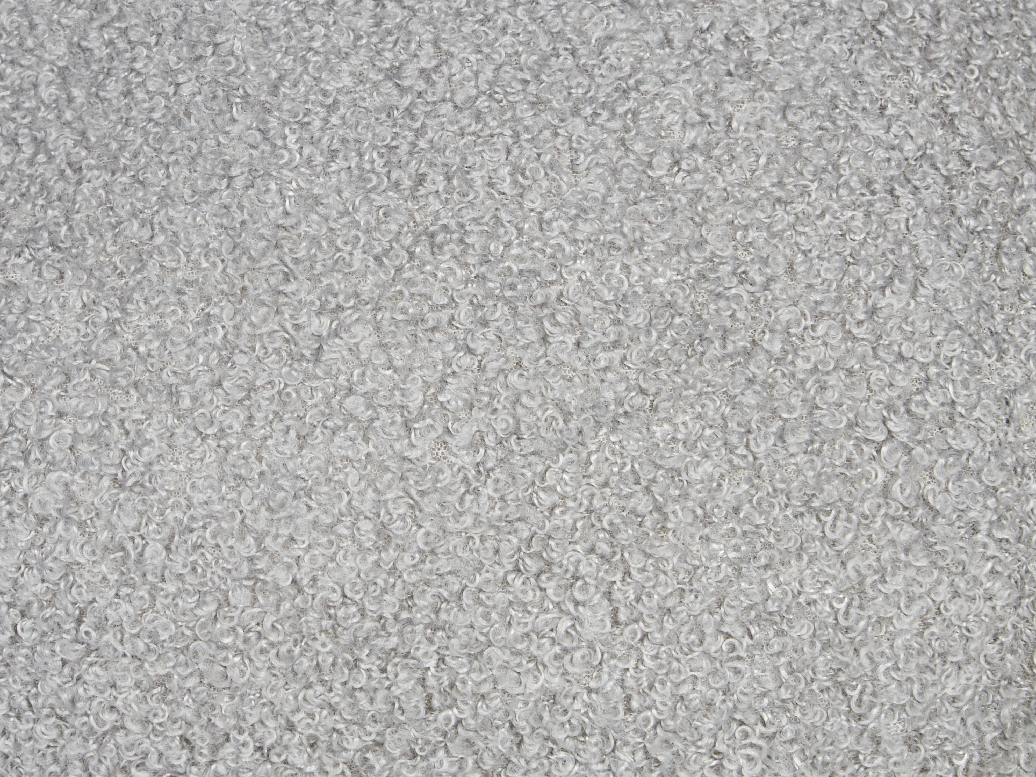 Sierkussen SALVIA Bouclé 30 x 30 cm Grijs effen