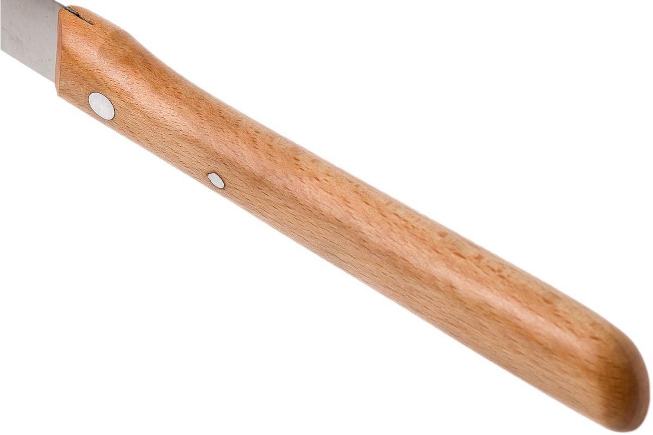 Robert Herder universeel mes straight classic roodbeuken RVS