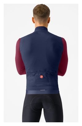 Gilet Coupe-Vent Castelli Espresso Bleu