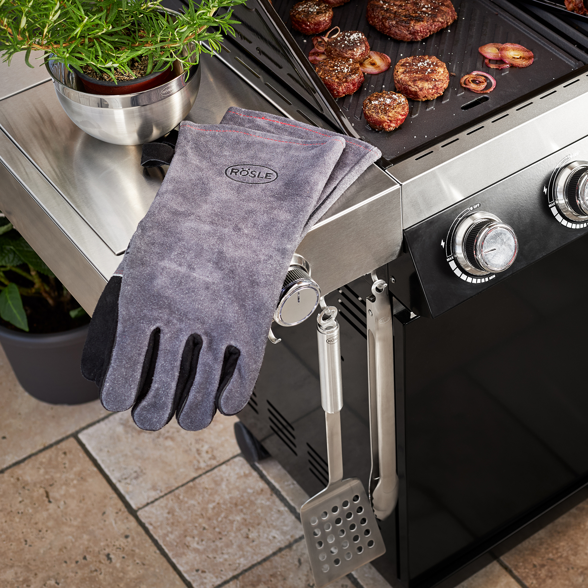 Barbecue Grillhandschuhe 2-tlg.