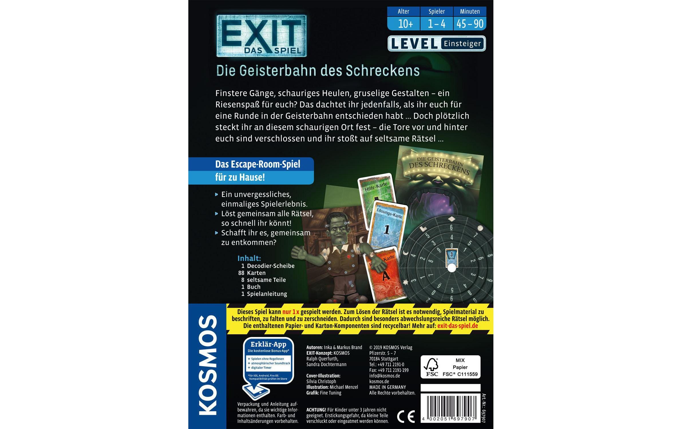 Kosmos Spiel »EXIT: Die Geister«