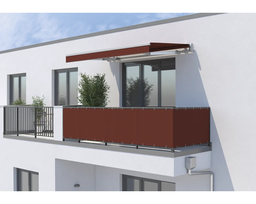 SOLUNA balkonbekleding H:75 cm stof design S2209 (per meter verkocht)