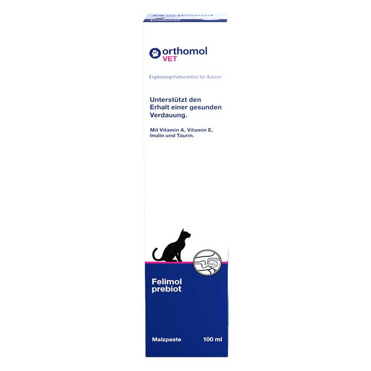 Orthomol Vet Felimol prebiot Malzpaste für Katzen, 100 ml