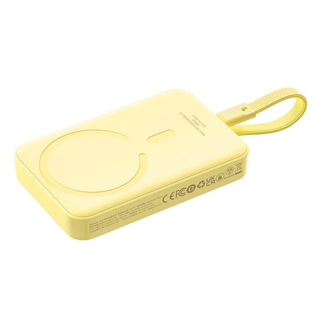 Powerbank Baseus Magnetic Mini 10000mAh 30W MagSafe (gul)