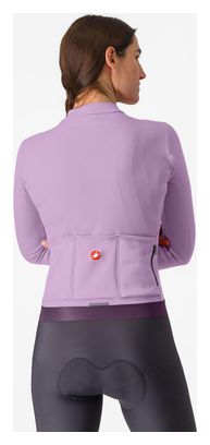 Maillot Manches Longues Femme Castelli Espresso Thermal Violet
