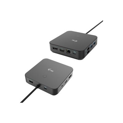i-Tec - Station d'accueil - USB-C / Thunderbolt 3/USB4 - HDMI, 2 x DP - GigE