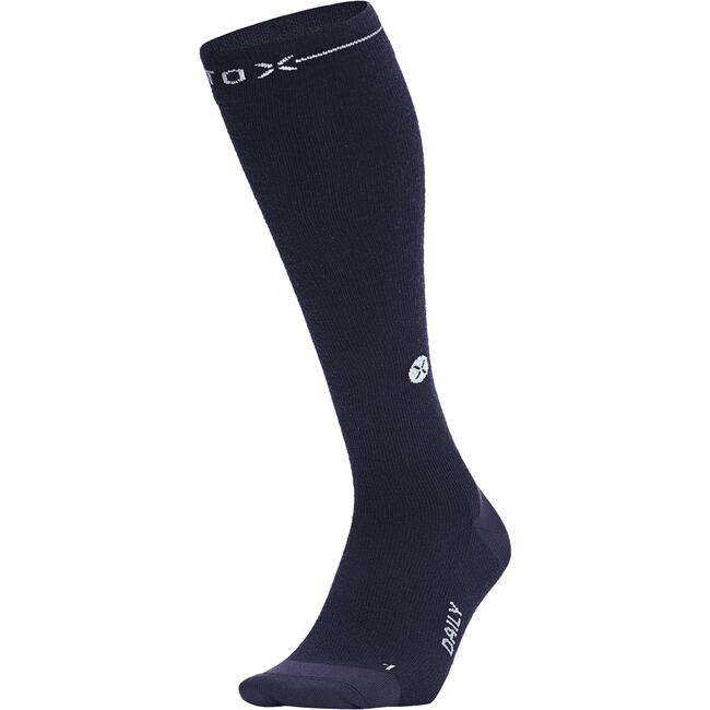 STOX Daily Socks Men - Dark Blue / Grey - M2 - 1 Paar