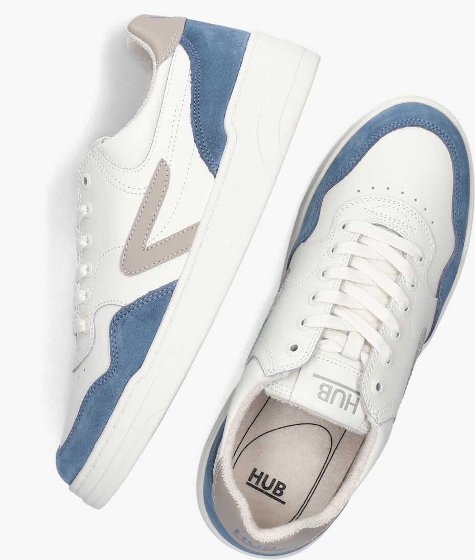 HUB witte hub lage sneakers court-z