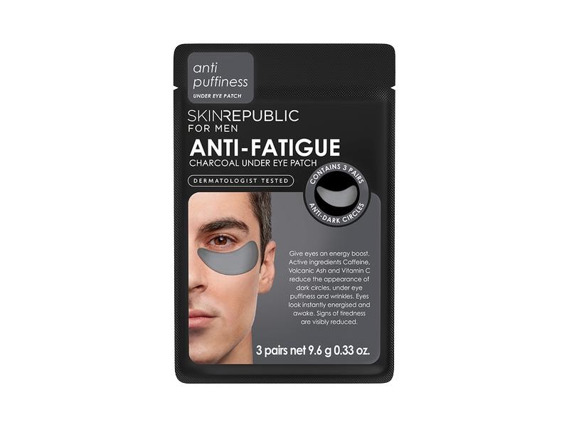 SkinRepublic Augenmaske Men's Anti-Fatigue 6 Stück Maske für den Energie-Kick