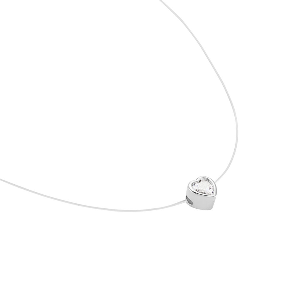 Collier Nylon Argent Blanc Oxyde