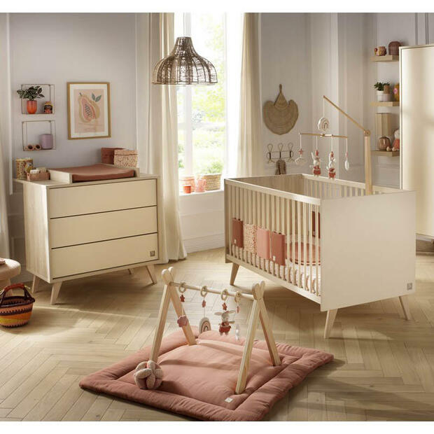 Chambre DUO MELINEE Lit 70x140 Commode - SAUTHON