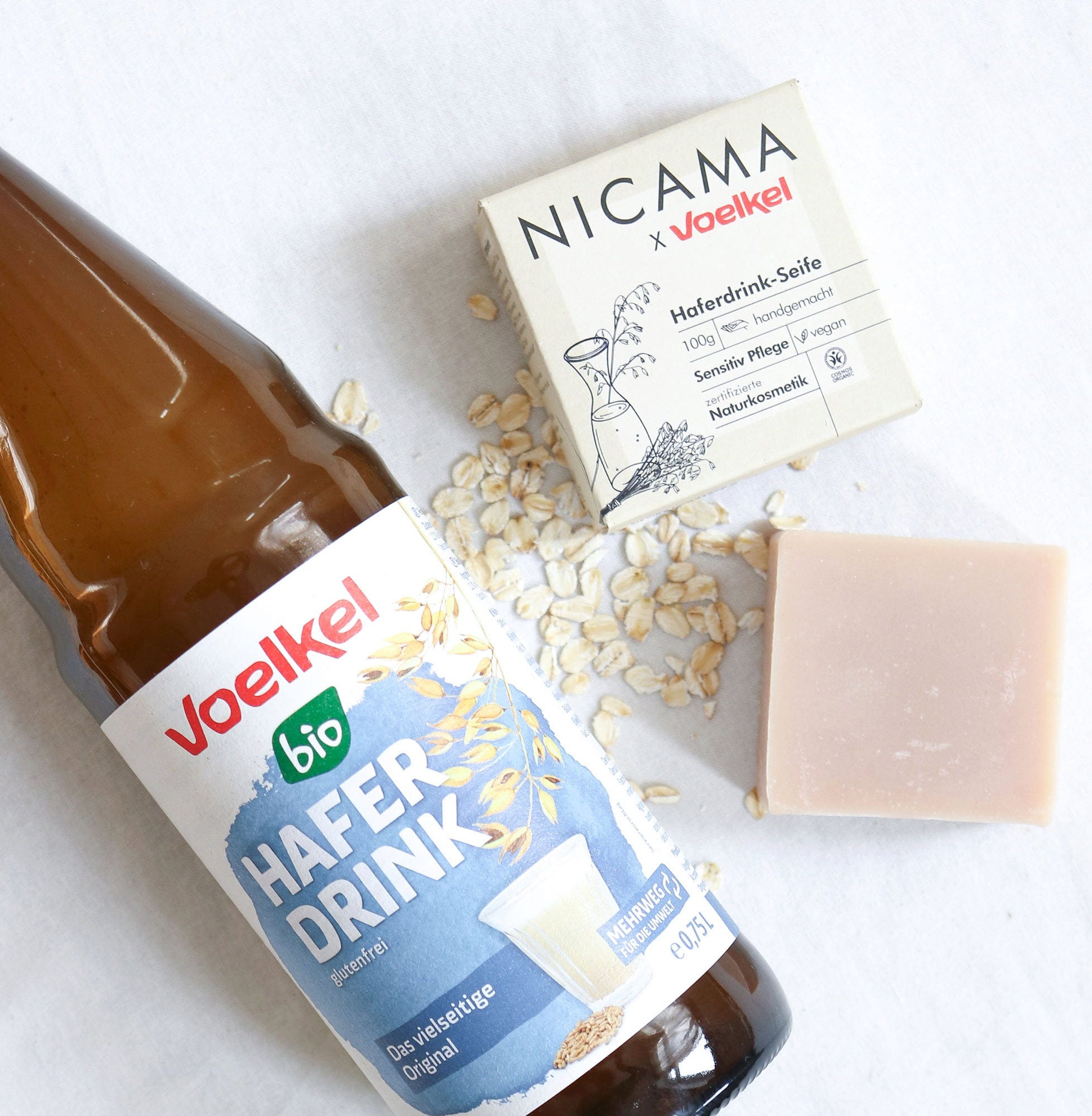 NICAMA  x Voelkel Haferdrink-Seife, 100 g