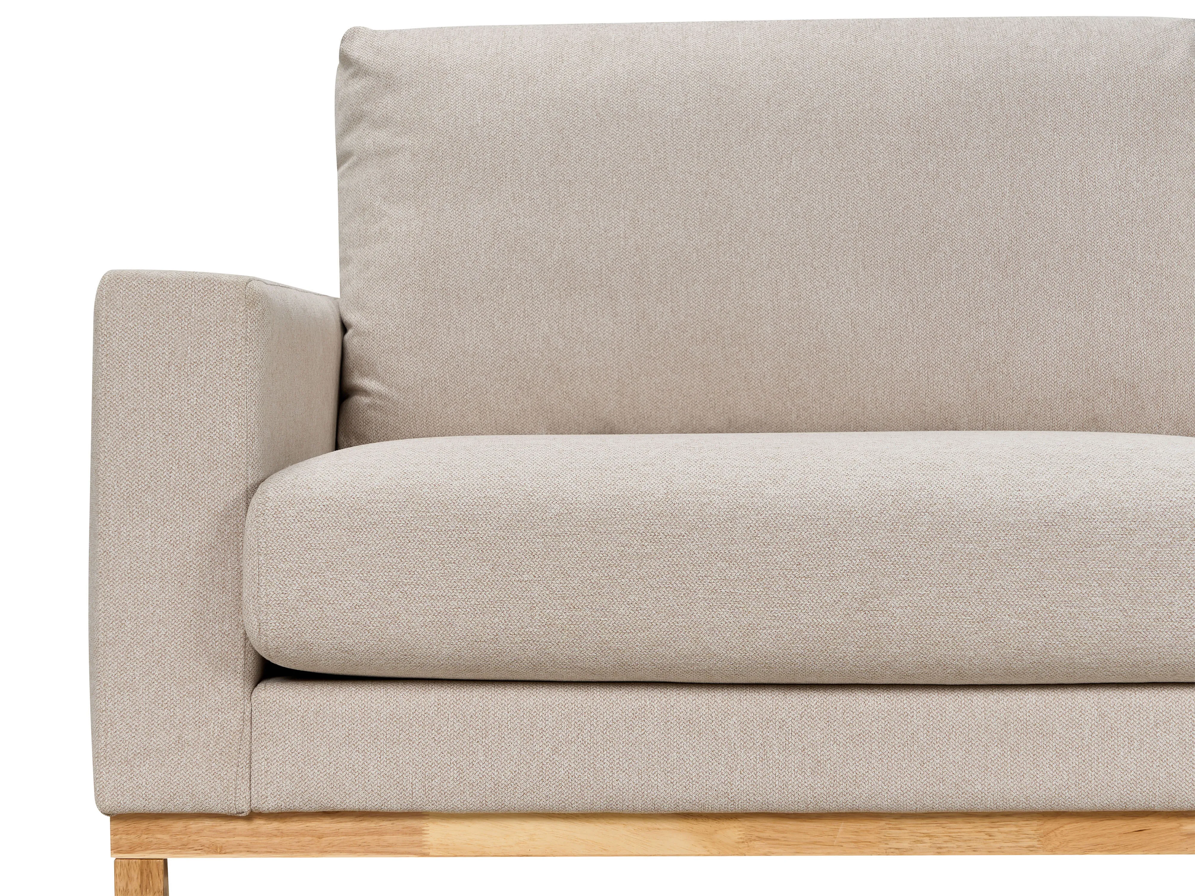 Hoekbank 4-zits SIGGARD Stof Beige linkszijdig