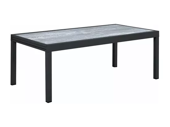 Salon de jardin repas extensible 