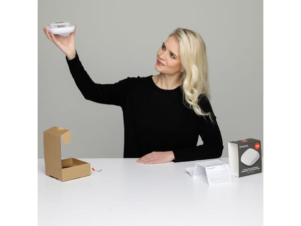 Jalo Helsinki Kupu 10, Optical reflekterende detektor, Trådløs, Hvit, Batteri, Lithium, 10 år